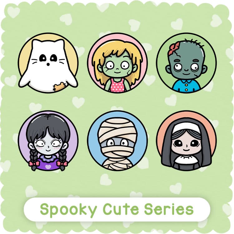 spooky cute series