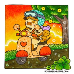 Little Friends Cute & Easy Coloring Book - thumbnail - 3